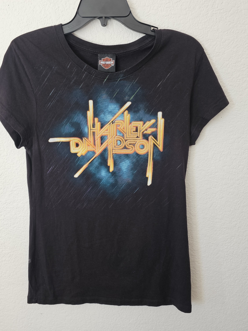 Harley-Davidson Womans graphic tee Black Please Read Description